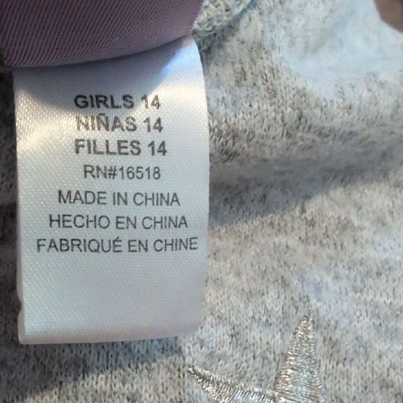 Girls' Gray and Pink Dress with Fun‎ Patches - Picture 5 of 9